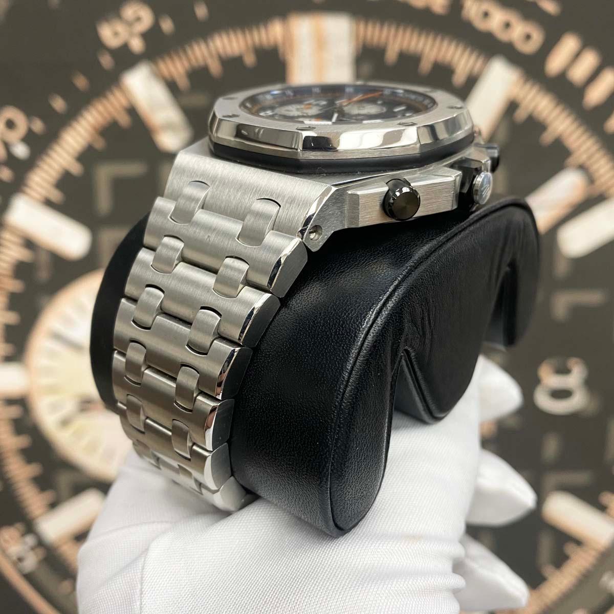 Audemars Piguet Royal Oak Offshore Chronograph 42mm 26470ST Steel Bracelet Blue Dial Pre-Owned - Gotham Trading