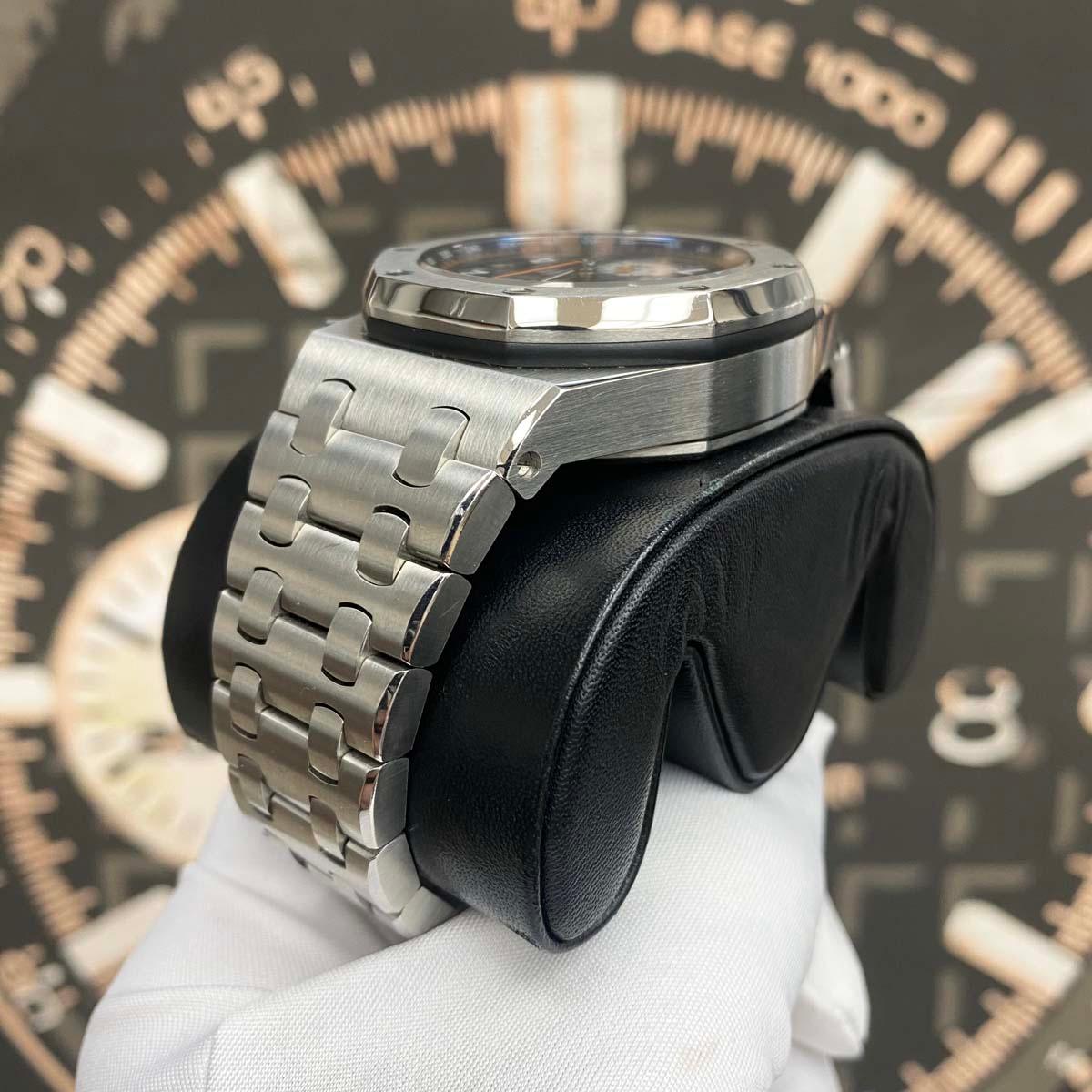 Audemars Piguet Royal Oak Offshore Chronograph 42mm 26470ST Steel Bracelet Blue Dial Pre-Owned - Gotham Trading