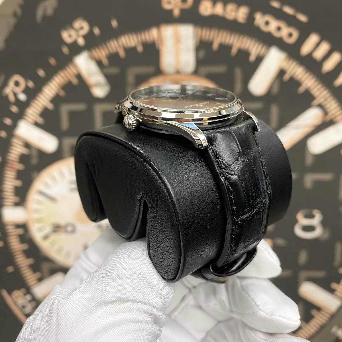 Jaeger-LeCoultre Master Ultra Thin Moon Black Dial 39mm Q1368471 Pre-Owned - Gotham Trading