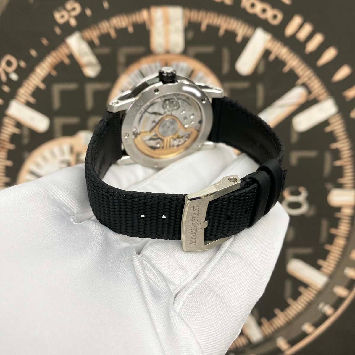 Audemars Piguet Code 11.59 Starwheel 41mm 15212NB.OO.A002KB.01 Blue Aventurine Dial NEW 2024 - Gotham Trading