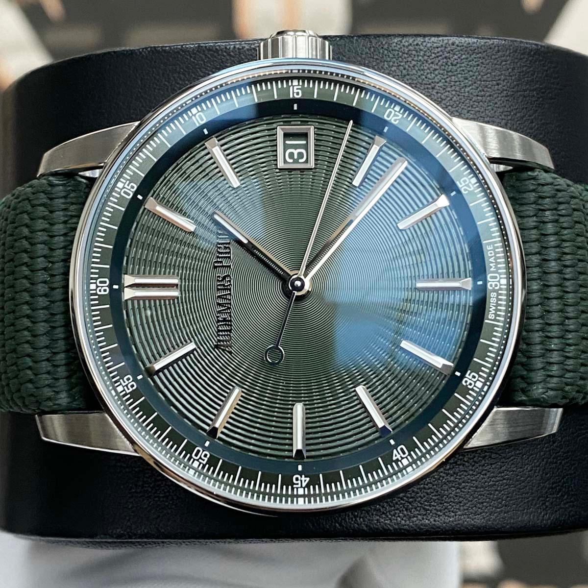 Audemars Piguet Code 11.59 Selfwinding 41mm 15210ST.OO.A056KB.01 Green Dial New 2024 - Gotham Trading