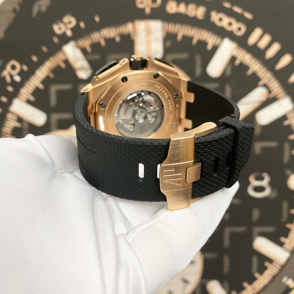 Audemars Piguet NEW MOVEMENT Royal Oak Offshore Chronograph 44mm 26401RO Black Dial Pre-Owned - Gotham Trading