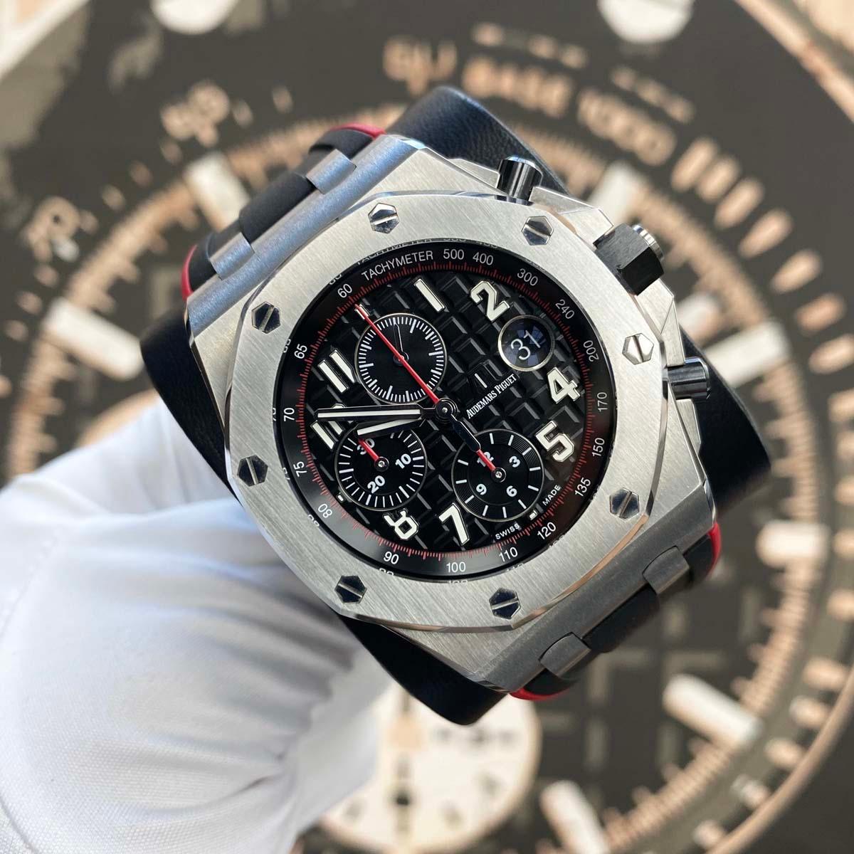 Audemars Piguet Royal Oak Offshore Chronograph 42mm 26470ST Black Dial Pre-Owned - Gotham Trading