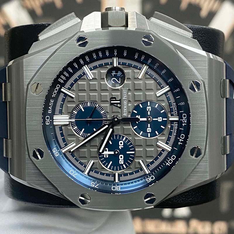 Audemars Piguet Royal Oak Offshore Chronograph 44mm 26405CG.OO.A004CA.01 Slate Grey Dial Pre-Owned - Gotham Trading