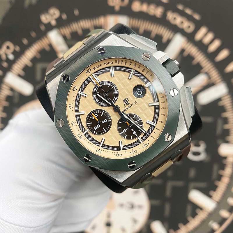 Audemars Piguet Royal Oak Offshore Camouflage 44mm 26400SO.OO.A054CA.01 Beige Dial Pre-Owned - Gotham Trading