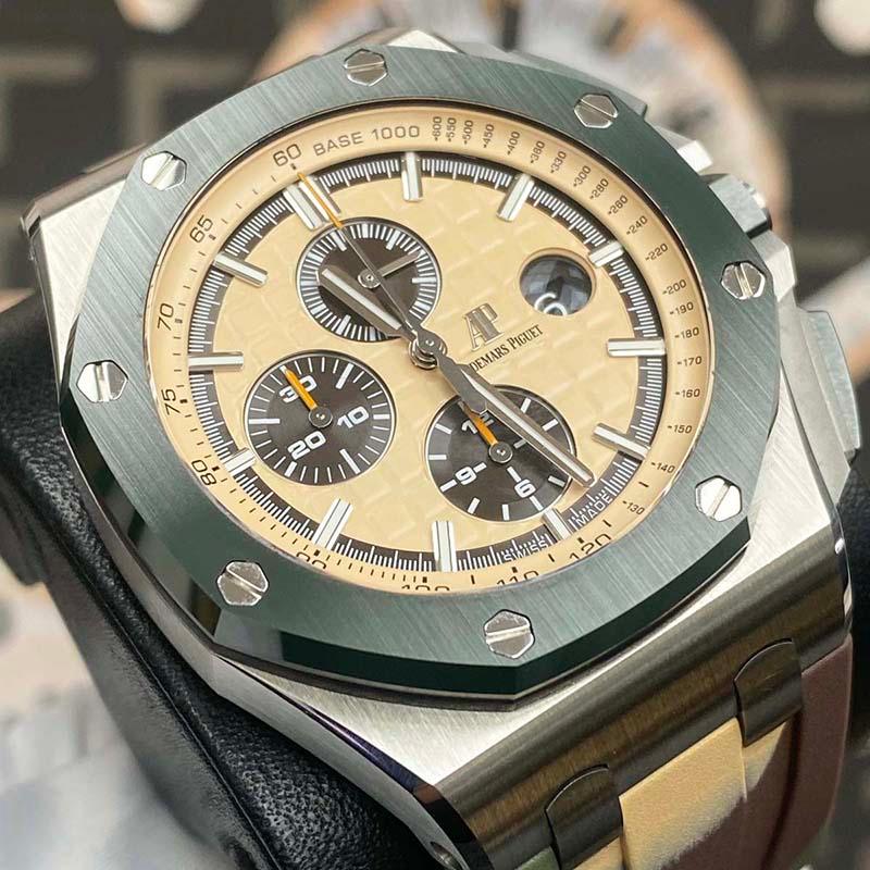Audemars Piguet Royal Oak Offshore Camouflage 44mm 26400SO.OO.A054CA.01 Beige Dial Pre-Owned - Gotham Trading