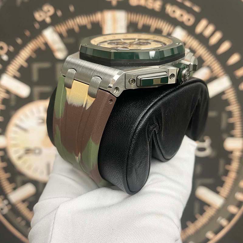 Audemars Piguet Royal Oak Offshore Camouflage 44mm 26400SO.OO.A054CA.01 Beige Dial Pre-Owned - Gotham Trading