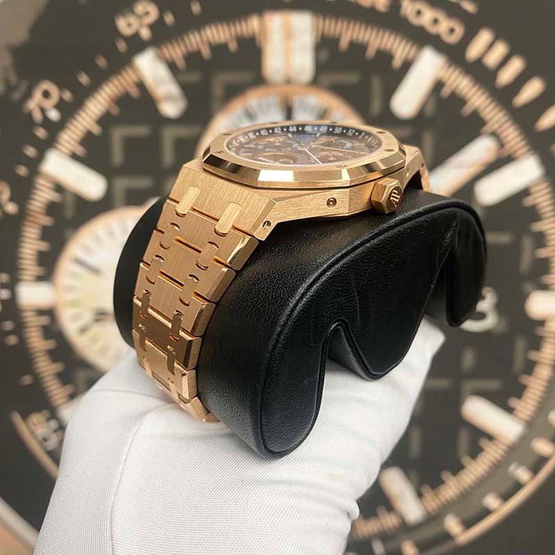 Audemars Piguet Royal Oak Perpetual Calendar 41mm 26574OR.OO.1220OR.03 Blue Dial - Gotham Trading