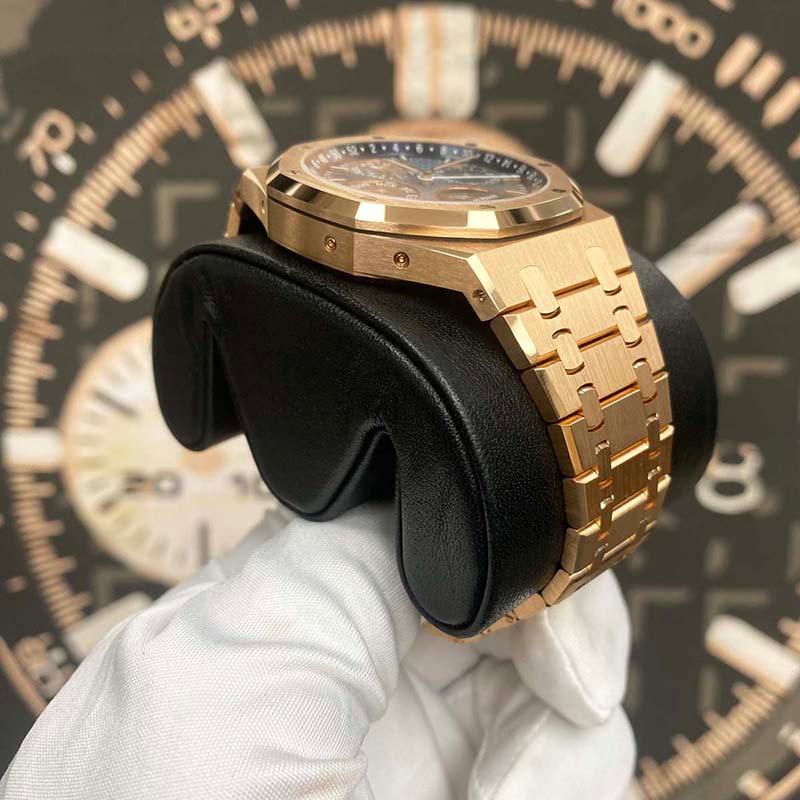 Audemars Piguet Royal Oak Perpetual Calendar 41mm 26574OR.OO.1220OR.03 Blue Dial - Gotham Trading