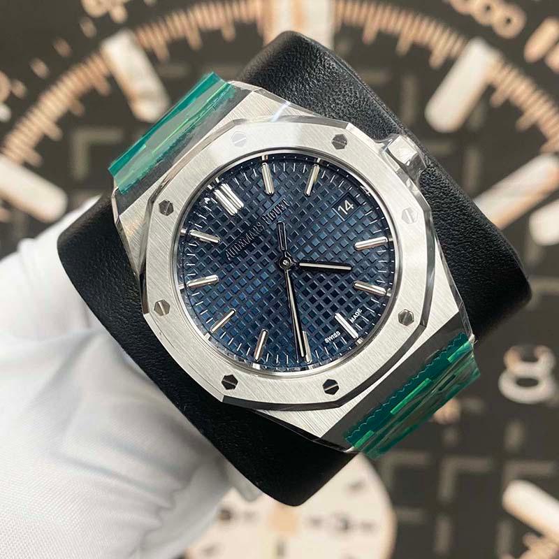 Audemars Piguet Royal Oak 37mm 15550ST.OO.1356ST.06 Blue Dial - Gotham Trading