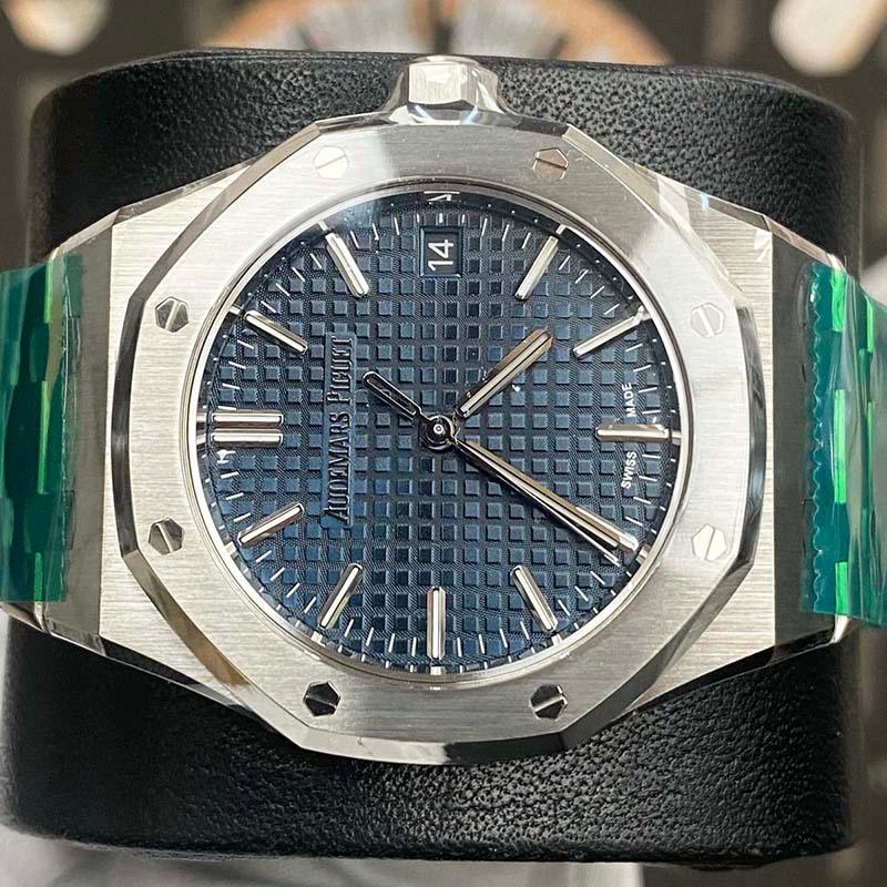 Audemars Piguet Royal Oak 37mm 15550ST.OO.1356ST.06 Blue Dial - Gotham Trading