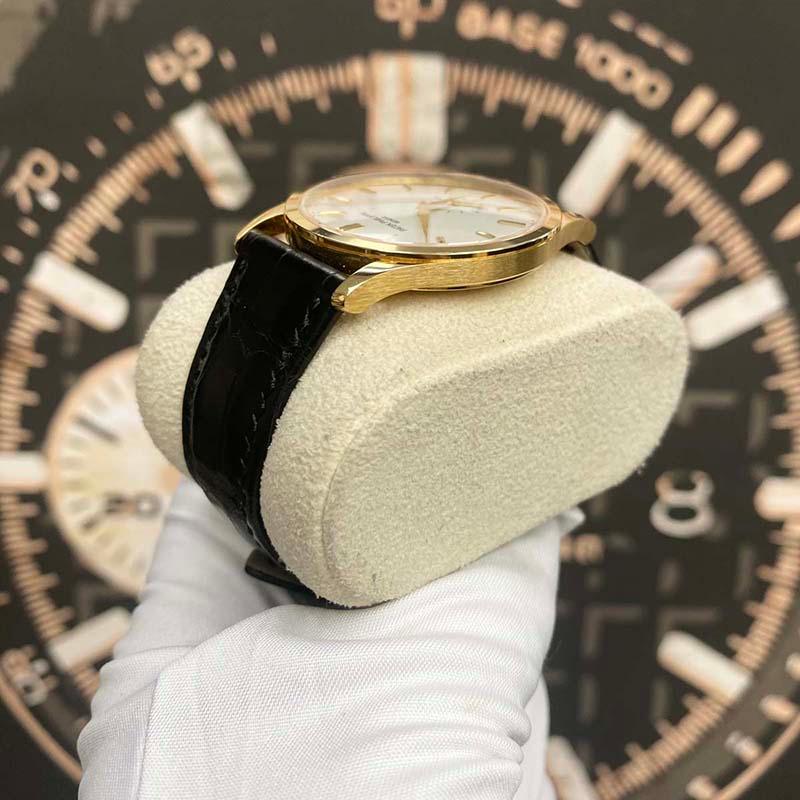 Patek Philippe Calatrava 37mm 5196J Sliver Dial Pre-Owned - Gotham Trading