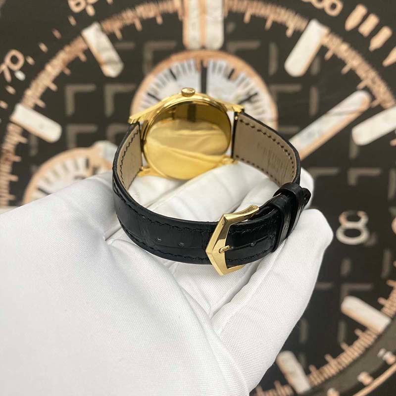 Patek Philippe Calatrava 37mm 5196J Sliver Dial Pre-Owned - Gotham Trading