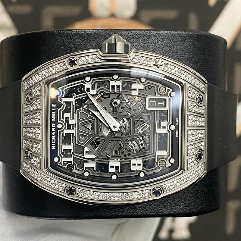 Richard Mille RM67-01 Pave Diamond Titanium Case 47mm Openworked Dial - Gotham Trading