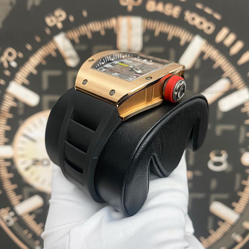 Richard Mille RM-029 Rose Gold 48mm Openworked Dial Pre-Owned - Gotham Trading