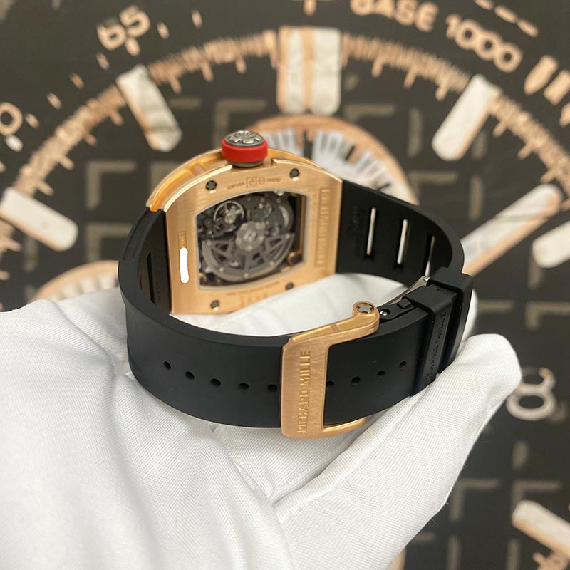Richard Mille RM-029 Rose Gold 48mm Openworked Dial Pre-Owned - Gotham Trading