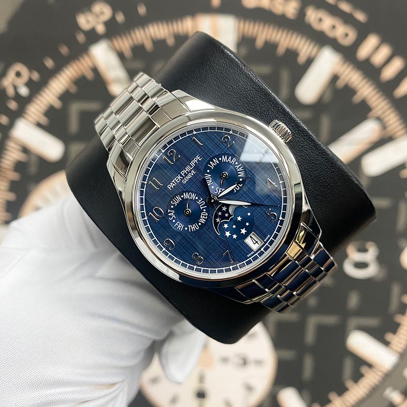 Patek Philippe Complications Self-Winding 38mm 4947/1A Blue Dial - Gotham Trading