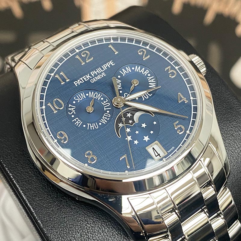 Patek Philippe Complications Self-Winding 38mm 4947/1A Blue Dial - Gotham Trading