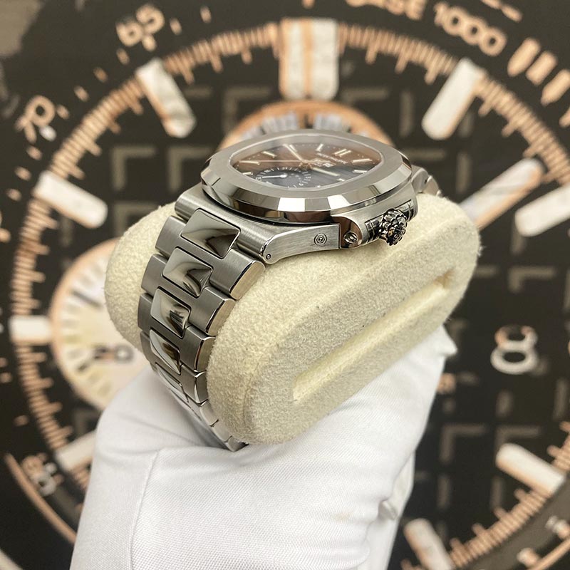 Patek Philippe Nautilus Annual Calendar Moon Phase 40mm 5726-1A-014 Blue Dial - Gotham Trading