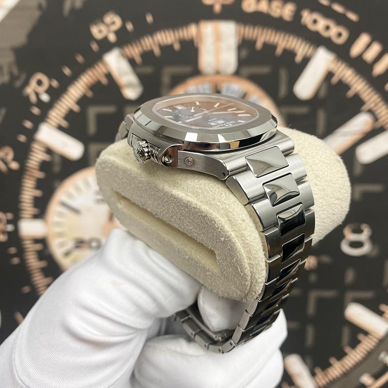 Patek Philippe Nautilus Annual Calendar Moon Phase 40mm 5726-1A-014 Blue Dial - Gotham Trading