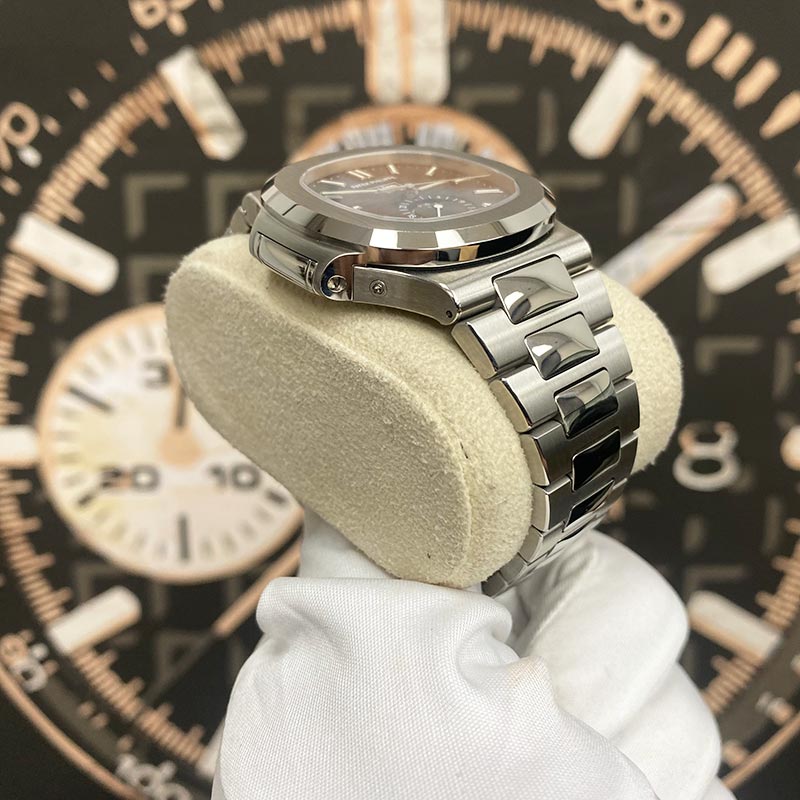 Patek Philippe Nautilus Annual Calendar Moon Phase 40mm 5726-1A-014 Blue Dial - Gotham Trading