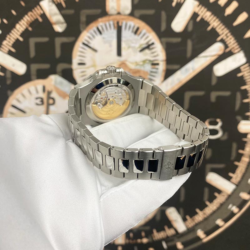 Patek Philippe Nautilus Annual Calendar Moon Phase 40mm 5726-1A-014 Blue Dial - Gotham Trading