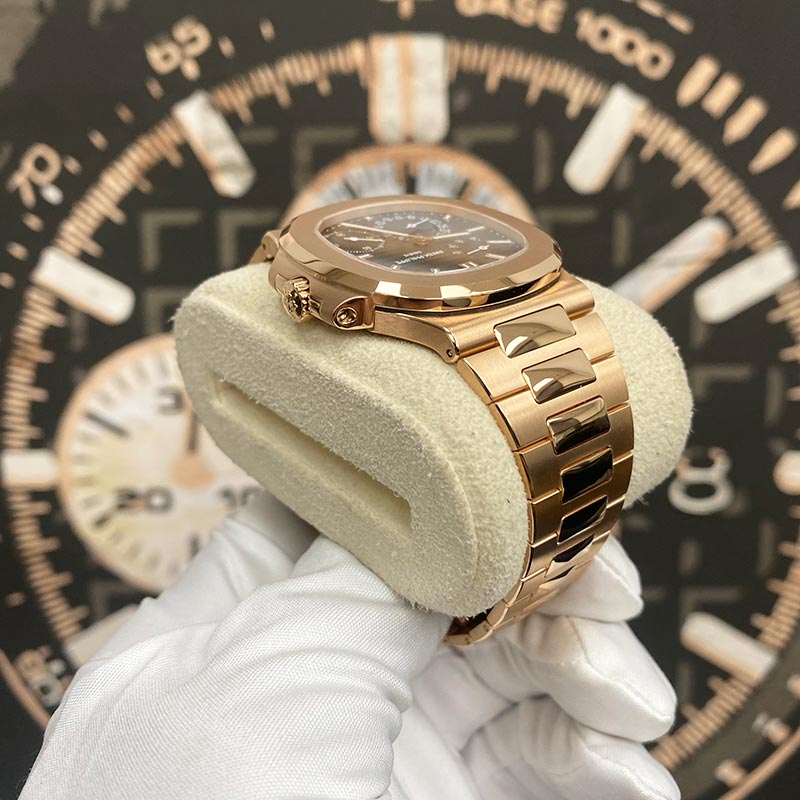 Patek Philippe Nautilus Self-Winding 40mm 5712-1R-001 Brown Dial - Gotham Trading