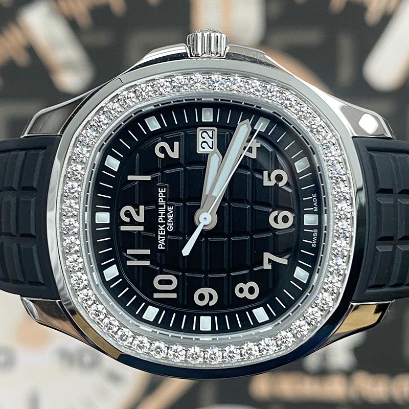Patek Philippe Aquanaut Luce Quartz 38mm 5267-200A-001 Black Dial - Gotham Trading