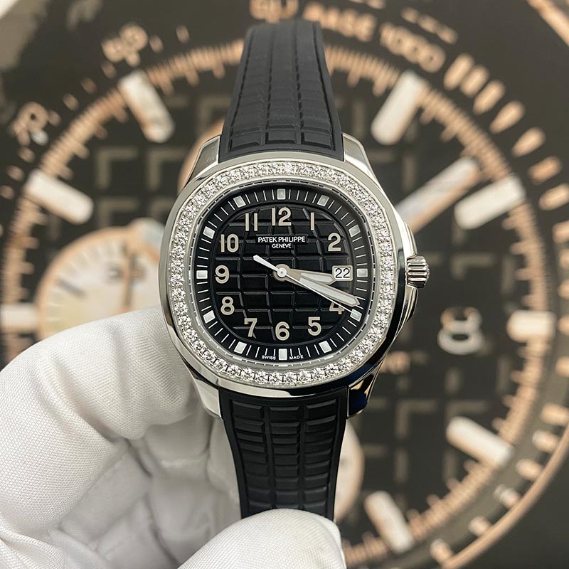 Patek Philippe Aquanaut Luce Quartz 38mm 5267-200A-001 Black Dial - Gotham Trading