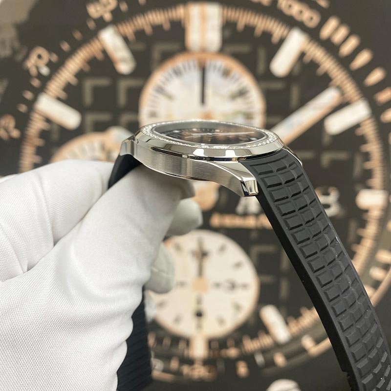 Patek Philippe Aquanaut Luce Quartz 38mm 5267-200A-001 Black Dial - Gotham Trading