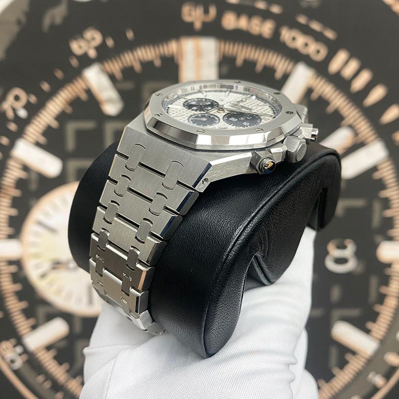 Audemars Piguet Royal Oak Chronograph 41mm 26331ST White Panda Dial Pre-Owned - Gotham Trading