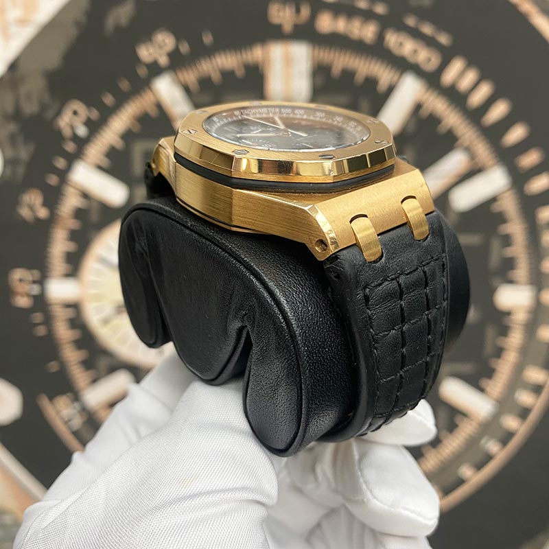 Audemars Piguet Limited Edition Ginza 7 Royal Oak Offshore 26180OR Black Dial Pre-Owned - Gotham Trading