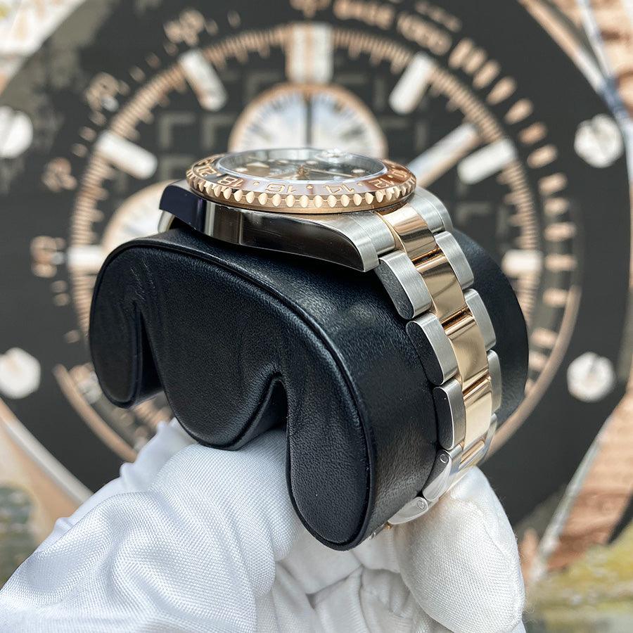 Rolex GMT-Master II Root-Beer 40mm 126711CHNR Black Dial Pre-Owned - Gotham Trading