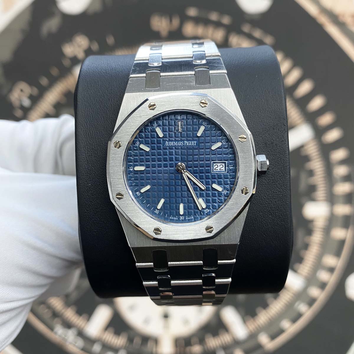 Audemars Piguet Royal Oak Quartz 33mm 56175ST Blue Dial Pre-Owned