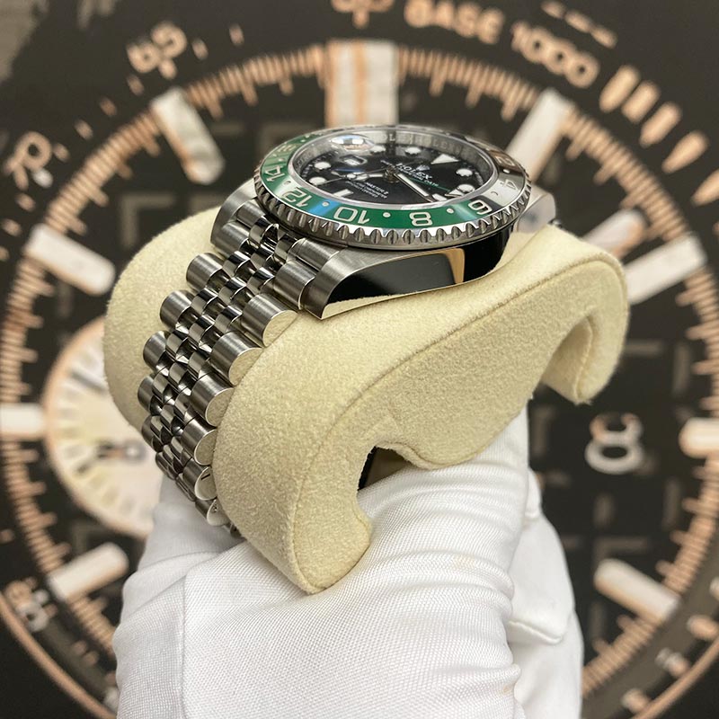 Rolex GMT-Master II Sprite Jubilee 40mm Black Dial 126720VTNR Lefty - Gotham Trading
