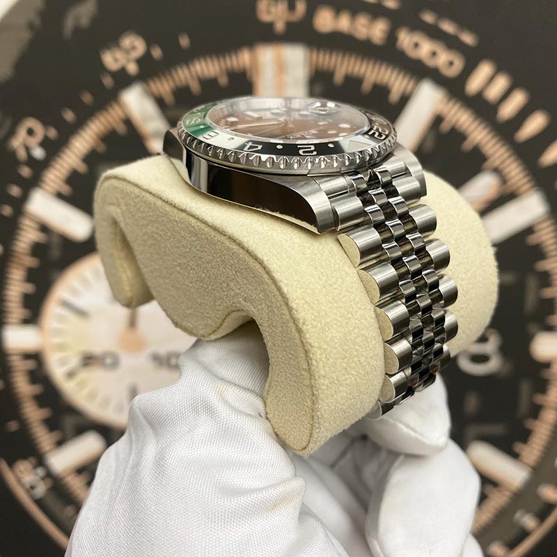 Rolex GMT-Master II Sprite Jubilee 40mm Black Dial 126720VTNR Lefty - Gotham Trading