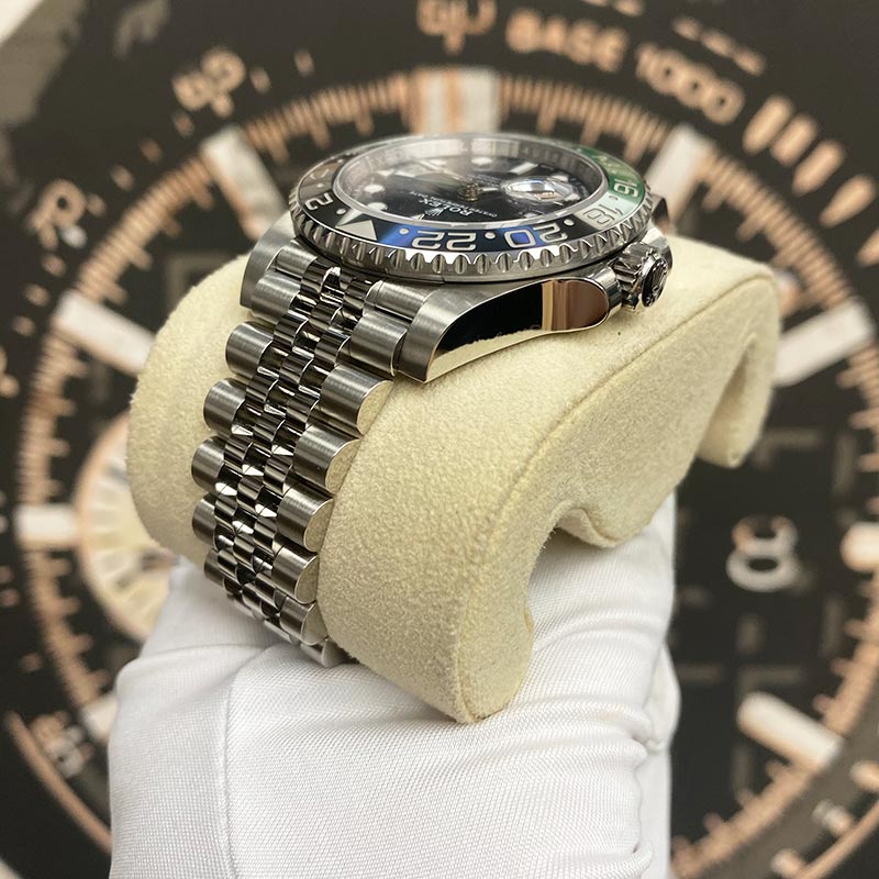 Rolex GMT-Master II Sprite Jubilee 40mm Black Dial 126720VTNR Lefty - Gotham Trading