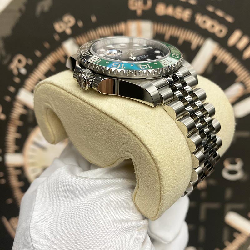 Rolex GMT-Master II Sprite Jubilee 40mm Black Dial 126720VTNR Lefty - Gotham Trading