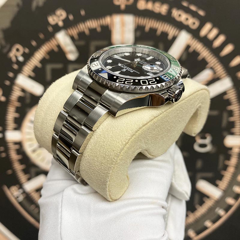 Rolex GMT-Master II Sprite Oyster 40mm Black Dial 126720VTNR Lefty - Gotham Trading