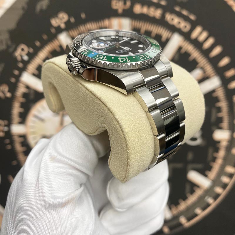 Rolex GMT-Master II Sprite Oyster 40mm Black Dial 126720VTNR Lefty - Gotham Trading