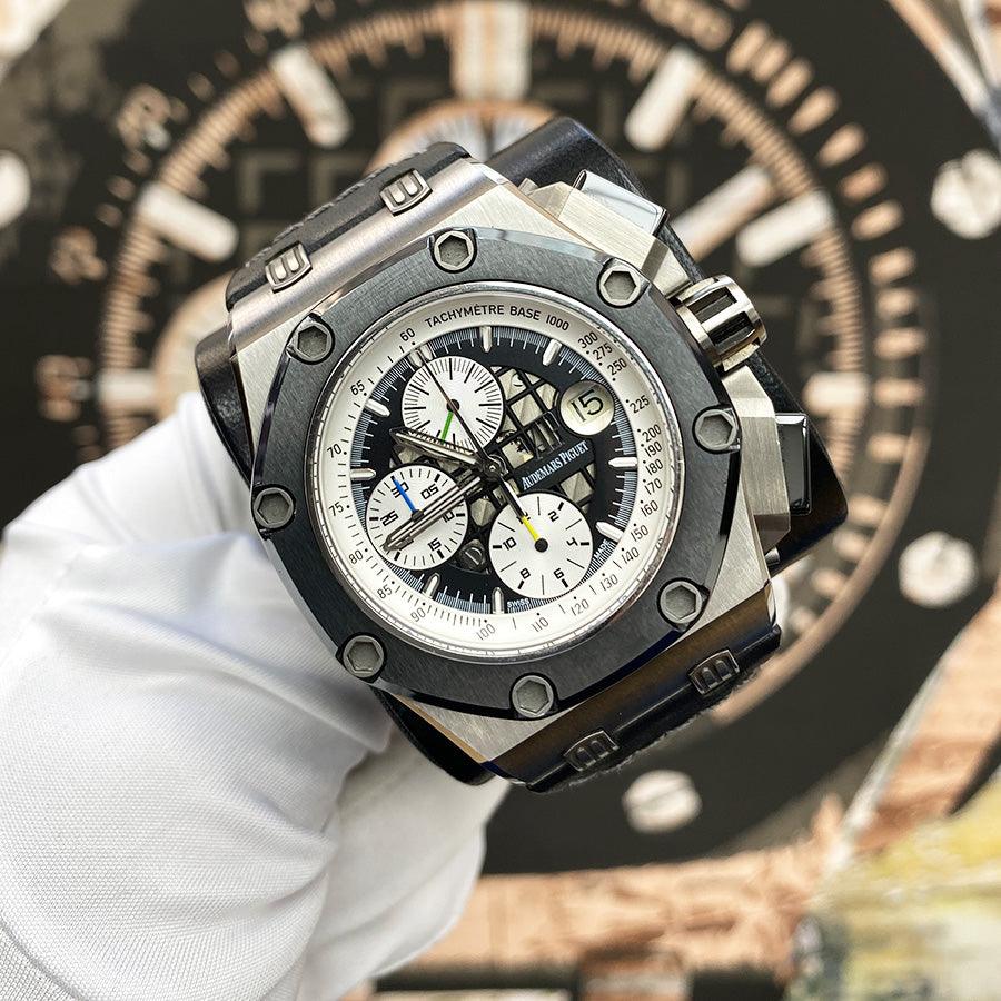 Audemars Piguet Limited Edition Royal Oak Offshore "Rubens Barrichello II" 26078IO Pre-Owned - Gotham Trading
