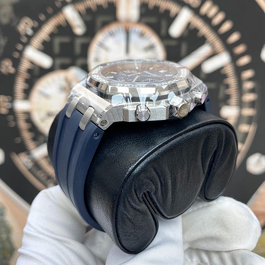 Audemars Piguet Royal Oak Offshore Chronograph 37mm 26231ST.ZZ.D027CA.01 Blue Dial - Gotham Trading