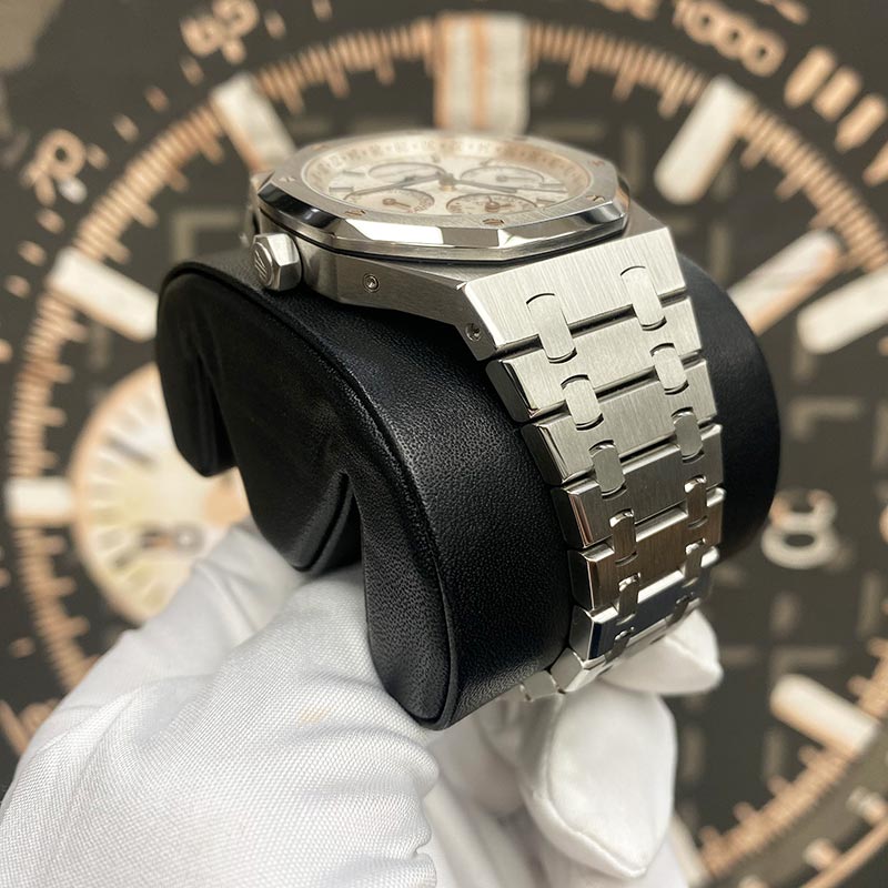 Audemars Piguet Royal Oak Perpetual Calendar 41mm 26574ST Silver Dial Pre-Owned - Gotham Trading