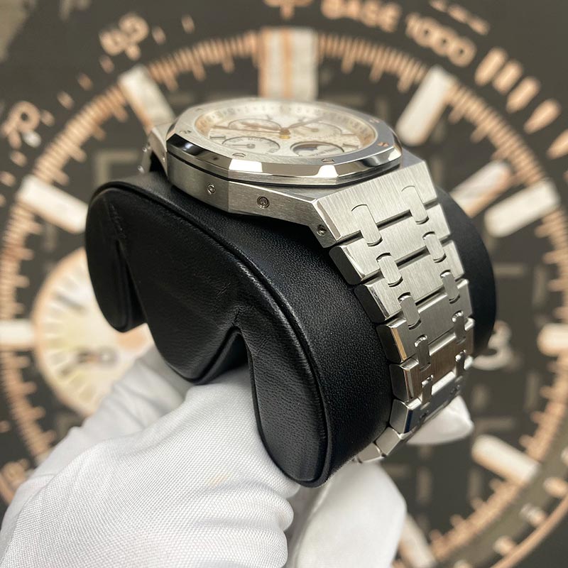 Audemars Piguet Royal Oak Perpetual Calendar 41mm 26574ST Silver Dial Pre-Owned - Gotham Trading