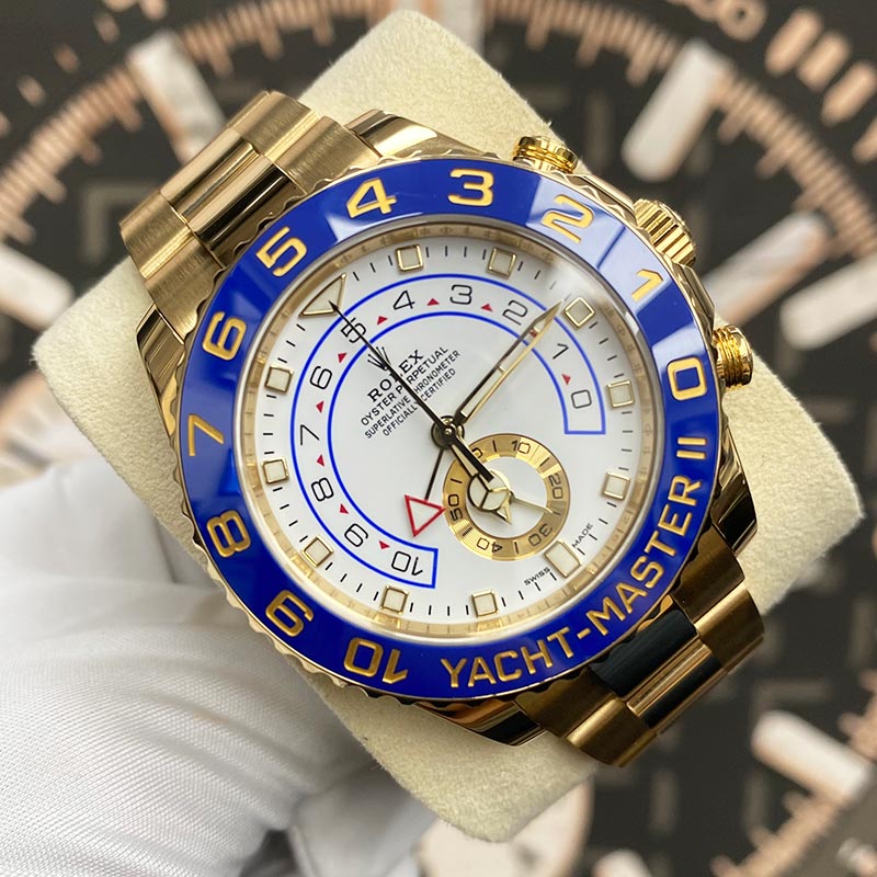 Rolex Yacht-Master II 44mm 116688 White Dial Pre-Owned - Gotham Trading