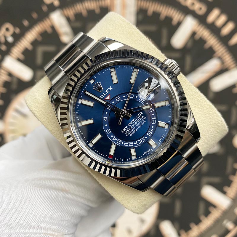 Rolex Sky-Dweller 42mm 326934 Blue Dial Pre-Owned - Gotham Trading