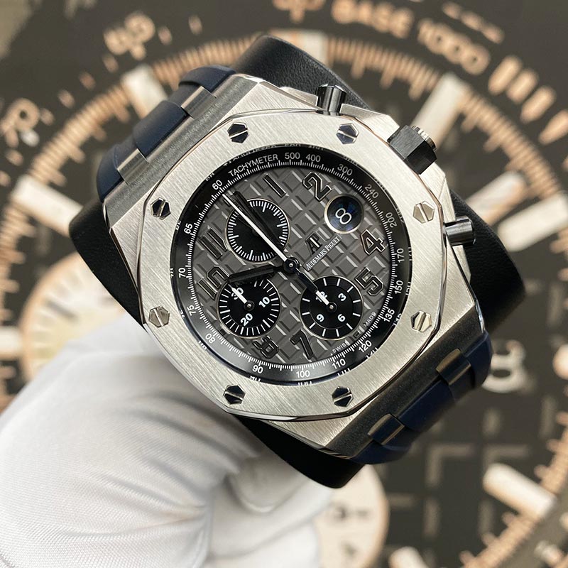 Audemars Piguet Royal Oak Offshore Chronograph 42mm 26470ST.OO.A104CR.01 Grey Dial Pre-Owned - Gotham Trading