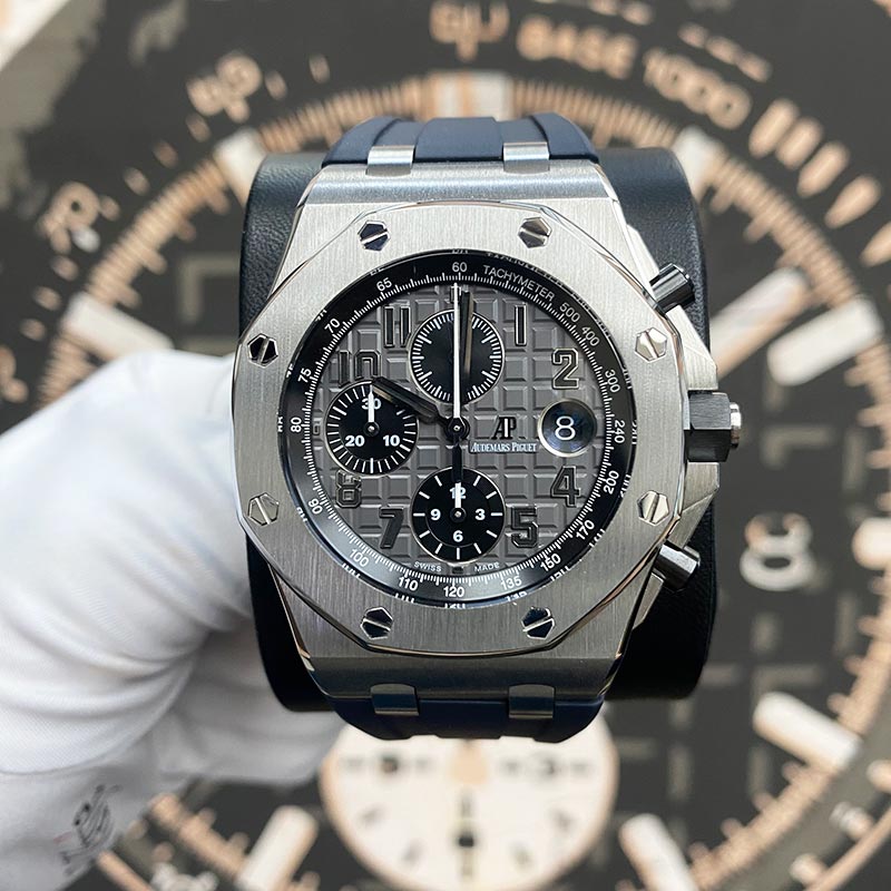 Audemars Piguet Royal Oak Offshore Chronograph 42mm 26470ST.OO.A104CR.01 Grey Dial Pre-Owned - Gotham Trading