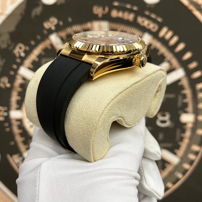 Rolex Sky-Dweller 42mm Oyster Flex 326238 Black Dial - Gotham Trading