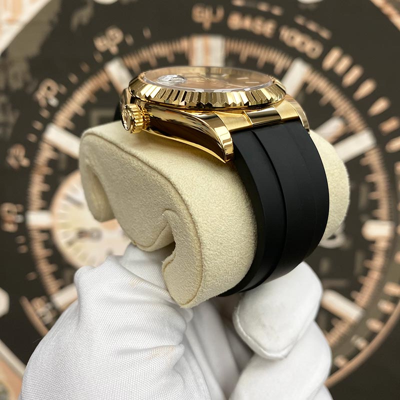 Rolex Sky-Dweller 42mm Oyster Flex 326238 Black Dial - Gotham Trading